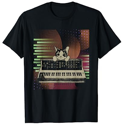 Retro Modular Synthesizer Analog Music Producer T-Shirt