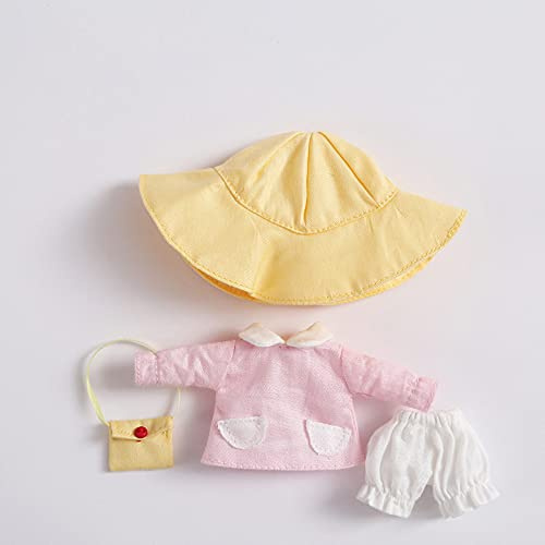 XiDonDon Ob11 Puppenkleidung Kindergarten Set Ob11 Kleidung GSC,Molly,PICCODO,OB,1/12bjd Puppenkleidung Hut Set Spielzeug Puppenkleidung Zubehör (Pink)