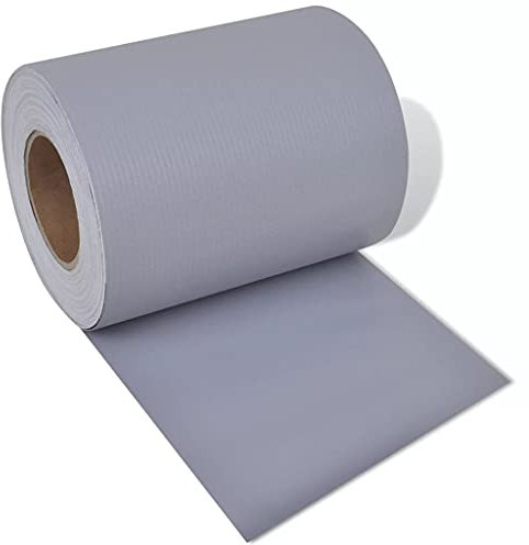 Chenshu Gartenzaun-Sichtschutz, Sichtschutzzaun, Sichtschutz Zaun, Dichtzaun, Gartenzäune, Gartensichtschutz, Zäune Für Garten, PVC 70×0,19 m Hellgrau