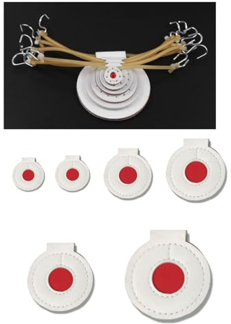 TOASIS Lot de 6 cibles de lance-pierre en tissu pour airsoft Tailles assorties