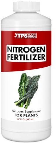 Nitrogen for Plants – Liquid Tri-Source Nitrogen for Deep Green Growth, Stronger Leaf Development & Fast Vegetative Growth, 32 oz