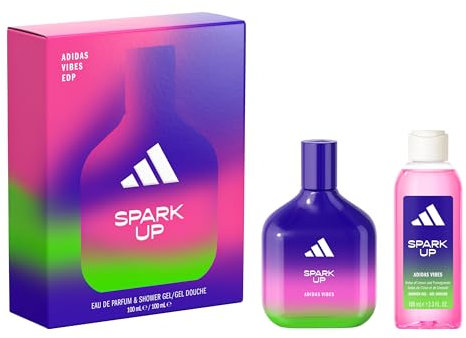 adidas Le coffret Vibes comprenant l'Eau de Parfum Spark Up et le Gel Douche
