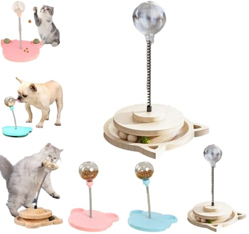 ARCHWANG Wigelerande hundgodisleksak, foderboll för hundar, intelligent leksak för hundar, foderboll för hundar, godisboll för hundar, främjar hälsosamma matvanor och mental stimulering