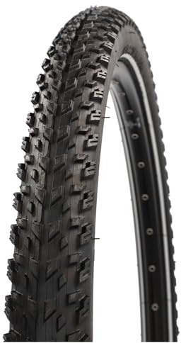 FISCHER Fahrradreifen MTB, pannensicher mit Reflexstreifen, schwarz, 27,5 x 2,20 Zoll (54-584)