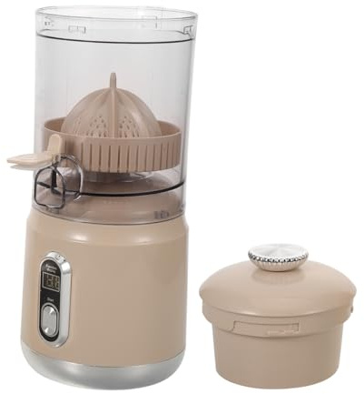 Cabilock Exprimidor de Cítricos Eléctrico Exprimidor Portátil Extractor de Jugos con Prensado Frío Separación Automática de Pulpa Hogar