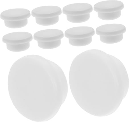 ORFOFE 20pcs Round Silicone Overflow Drain Covers for Bathroom Washbasin Overflow Stoppers Bathroom Sink Drain Parts