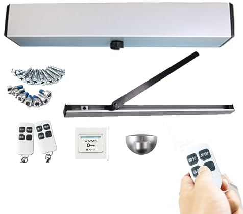 Abre/cierrapuertas Automático, Con Control Remoto (alcance De 10 M) Y WiFi, Empuje De 200 N, Ángulo De Apertura: 90°, 2 Modos: Apertura Hacia Adentro/Apertura Hacia Afuera,A
