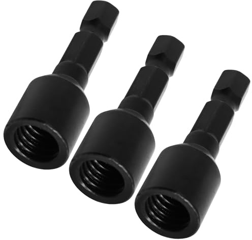 Litoexpe 3 Pcs 3/8-16 Hanger Bolt Driver Set, 1/4 Hex Shank Hanger Bolt Installation Tool for Double-Headed Screws