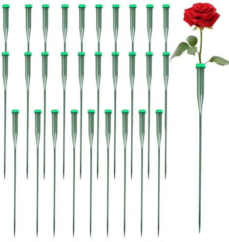 Generico Tubetti per Fiori - 30 Pezzi Tubi d'Acqua Estesi per Orchidee, Gigli, Boccioli | Perr Fioristi Perr Cura Fiori Freschi, Decorazione, Matrimonio, Composizione Tavola, Irrigazione Piante