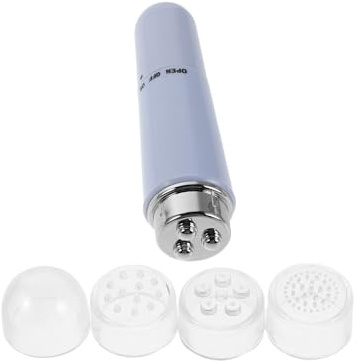 Generico Mini Massaggiatore Occhi Elettrico Blu Rullo Massaggiante per Viso, Dispositivo Idratante e Rassodante per Contorno Occhi, Strumento Portatile per Cura Pelle e Riduzione Occhiaie,