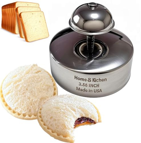 Sandwich Cutters and Sealer for Kids - Crustless Sandwich Maker - Great for Lunchbox and Bento Box for Boys and Girls Kids Lunch