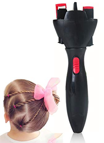 Ailgely Automatic Hair Braider, Electric Quick Twist Hair Machine, 360 Degree Rotation & One-Click Control, Smart Rollers Hair Braider Tool for Girl DIY Hair Tangling Styling