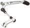 A ABSOPRO Motorcycle Gear Shifter 26cm Shift Lever Pedal Metal Silver Tone