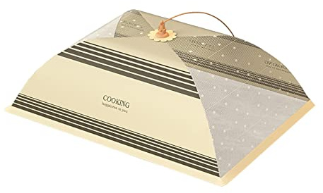 Luckxing Mesh- Fliegenhaube, Fliegenhaube Abdeckhaube Für Essen Faltbare Kuchenabdeckung Fliegenschirm Abdeckhauben Für Lebensmittel Perfekter Fliegenschutz Für Essen, BBQ