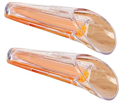 Alipis 2pcs Thickened Plastic Measuring Cup Scale for Yeast Baking Cup Sealing Clip Accurate Calibration Kitchen Gadget