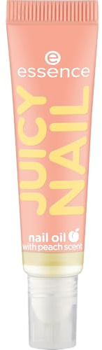 essence JUICY NAIL nail oil, Nr. 01, Transparent, feuchtigkeitsspendend, pflegend, schnelltrocknend, transluzent, vegan, ohne Mikroplastikpartikel, ohne Parabene, Nanopartikel frei, 1er Pack (11ml)