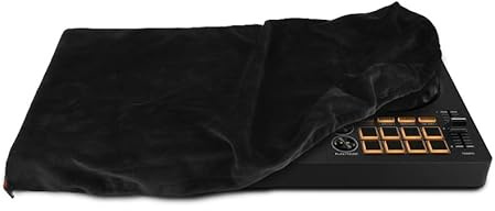 Hzycwgone Étui Housse de Protection Anti-Poussière Sac Lycra Dust Cover Accessoires pour Pioneer DJ DDJ-FLX4,Dust Cover Accessoires pour DDJ-FLX4 DJ Contrôleur,Noir