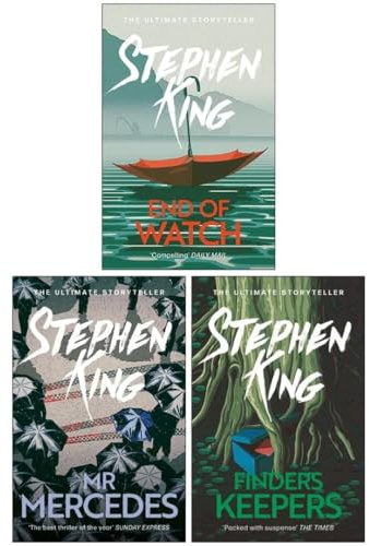 The Bill Hodges Trilogy Stephen King 3 Books Collection Set (Mr Mercedes, Finders Keepers, End of Watch)