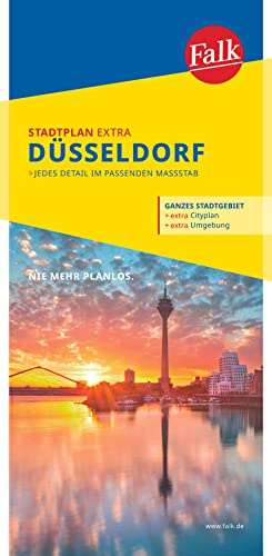Falk Stadtplan Extra Düsseldorf 1:20.000: mit Ortsteilen von Erkrath, Hilden, Meerbusch, Neuss, Ratingen