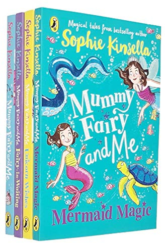 Mummy Fairy And Me Series 4 Books Collection Set By Sophie Kinsella (Mermaid Magic , Unicorn Wishes , Fairy-in-Waiting , Mummy Fairy and Me)