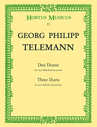 3 Duette (B-Dur d-Dur G-Dur). Blockflöte, Flöte, Viola Da Gamba