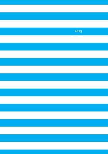 Kalender 2019 - karibikblau / weiß: Wochenkalender - DIN A5