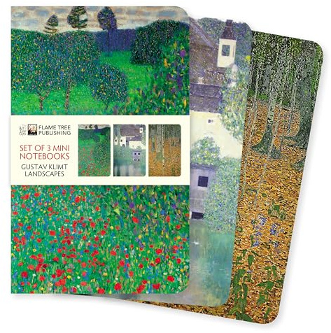 Dreier Set Mini-Notizbücher: Gustav Klimt, Landschaften: Unser beliebten Mini-Notizbücher im 3er-Pack mit flexiblen, künstlerisch gestalteten ... des Künstlers (Mini-Notizbücher (3er-Pack))