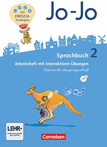 Jo-Jo Sprachbuch - Allgemeine Ausgabe 2016 - 2. Schuljahr: Arbeitsheft in Lateinischer Ausgangsschrift - Mit interaktiven Übungen