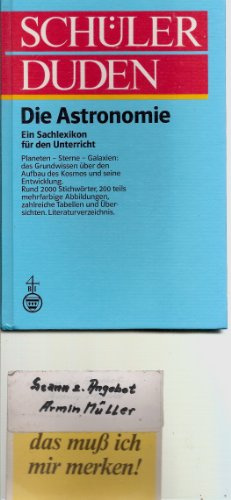 (Duden) Schülerduden, Die Astronomie: Ein Sachlexikon für den Unterricht