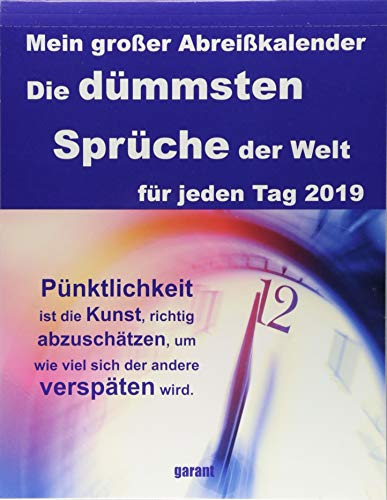 Abreißkalender Die dümmsten Sprüche 2019