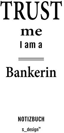 Notizbuch für Banker / Bankerin: Originelle Geschenk-Idee [120 Seiten kariertes blanko Papier]
