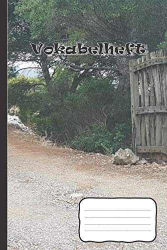 Vokabelheft: DIN A5 | 120 Seiten | Liniert | Vokabelheft Zweispaltig | Hochglanzcover