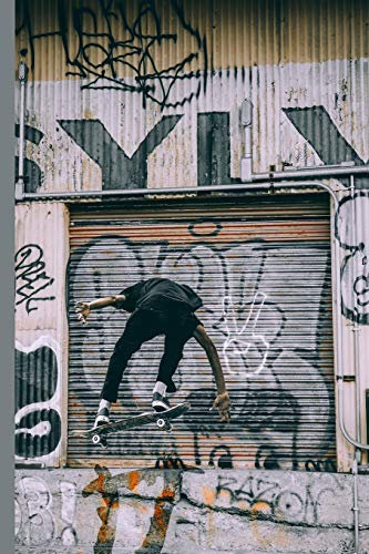 Skateboarding #7 Journal: Skateboard Life Deck Skate Board Tricks Wheels Athlete Athletic Youth - 6 x 9” - Notebook, Diary, Doodle, Write, Notes, Sketch Pad, Notebook, Blank Book