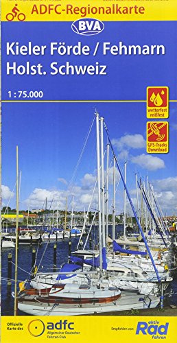 ADFC-Regionalkarte Kieler Förde/Fehmarn/Holsteinische Schweiz mit Tagestouren-Vorschlägen, 1:75.000: Mit GPS-Tracks Download (ADFC-Regionalkarte 1:75000)