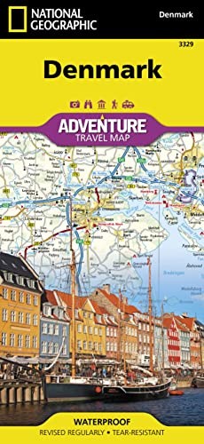 Denmark Map (National Geographic Adventure Map, 3329)