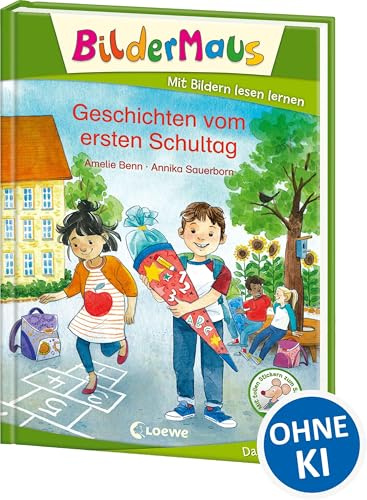 Bildermaus - Geschichten vom ersten Schultag: Mit Bildern lesen lernen - Ideal für die Vorschule und Leseanfänger ab 5 Jahre