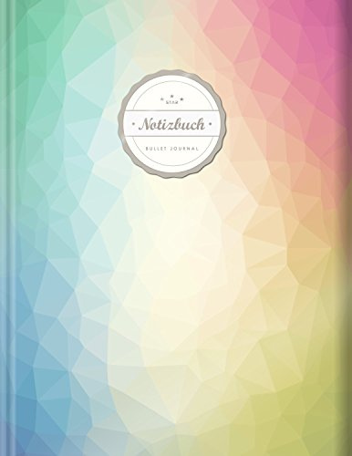 BULLET JOURNAL (©Star, A4, 156 Seiten, Softcover) || Mit Register || XXL Punktraster Notizbuch, Tagebuch, Gepunktete Seiten, Dot Grid Notebook, „Mosaik“