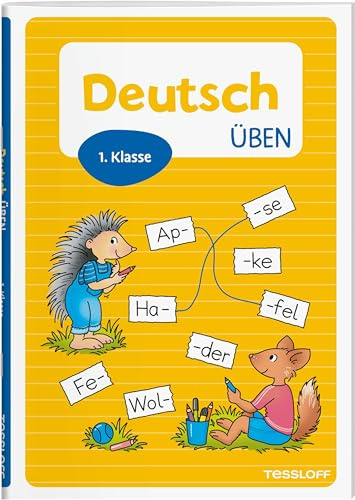 Deutsch üben. 1. Klasse | Übungsheft mit spielerischen Aufgaben | Laute und Buchstaben üben, Wörter und Sätze lesen und schreiben | Für Kinder ab 6 ... Wörter üben, richtig schreiben, besser lesen