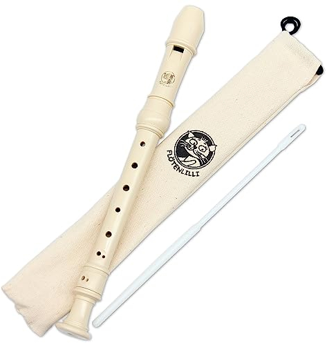 Flötenlilli Blockflöte, Flöte für Kinder, Sopran, barocke Griffweise, Soprano Recorder, Instrument, Flute for Kids