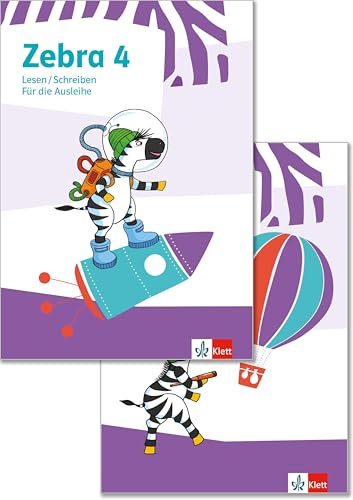 Zebra 4: Paket: Heft Lesen/Schreiben ausleihfähig und Heft Sprache ausleihfähig Klasse 4 (Zebra. Ausgabe ab 2018)