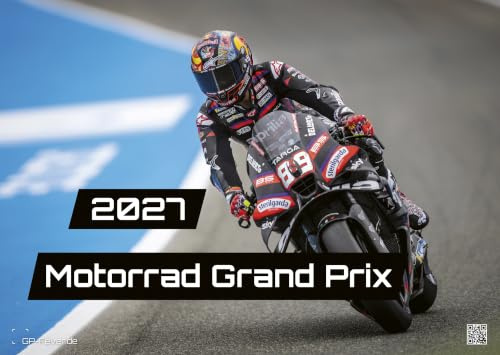 Motorrad Grand Prix 2027 - Kalender DIN A2 (ca. 60cm x 42cm) MotoGP | 13 exklusive Rennfotos, Spiralbindung, stabiler Aufhänger – ca. 60 x 42 cm, Made in Germany