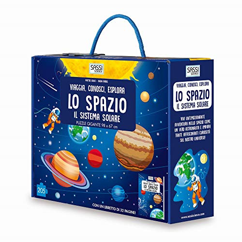 Lo spazio. Il sistema solare. Viaggia, conosci, esplora. Ediz. a colori. Con puzzle: Il sistema solare puzzle ovale