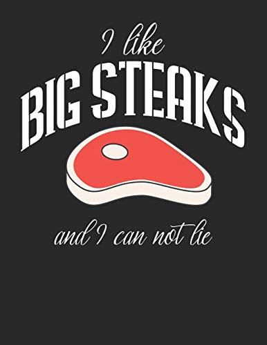 Mein Grillbuch: ♦ deine eigenen Grillrezepte auf einen Blick ♦ Vorausgefülltes Grillprotokoll für deine eigenen Rezepte und Fleisch-Kreationen ♦ ... Format ♦ Motiv: I like big steaks 11