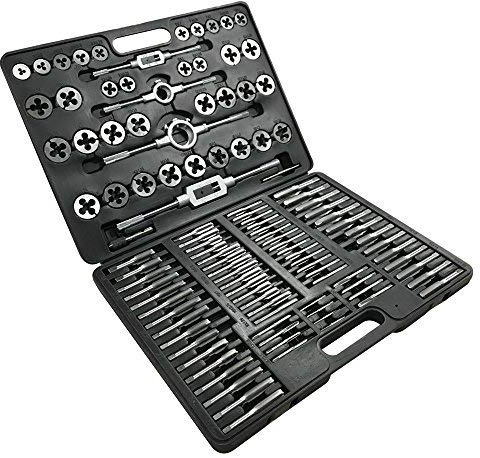 LARS360 Gewindeschneidsatz 110tlg. Gewindeschneidwerkzeug-Satz Fein Gewinde Schneider Bohrer Werkzeug Set (110tlg.)