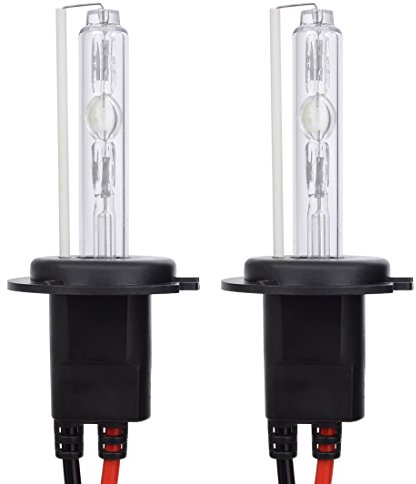 Safego 2 x Ampoules H7 Xenon HID 55W H7 6000K pour voiture Kit Xénon de conversion HID 12V AC