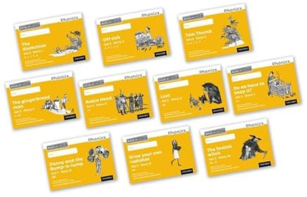Read Write Inc. Phonics: Black and White Yellow Set 5 Storybooks Mixed Pack of 10