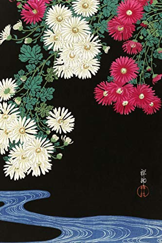 Chrysanthemen: Designer Notizbuch, Tagebuch für Künstler, Japan Notebook, Notizheft etwa A5 (15,3 x 22,9 cm), liniert mit Motiv: “Chrysanthemen “ von Ohara Koson