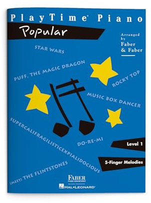 PlayTime Piano: Popular - Level 1 | Easy Piano Sheet Music with Popular Songs for Beginner Students | Fun Repertoire Songbook for Young Musicians | Faber Piano Book for Kids