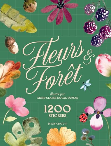 Stickers Fleurs et Forêt: 1200 stickers