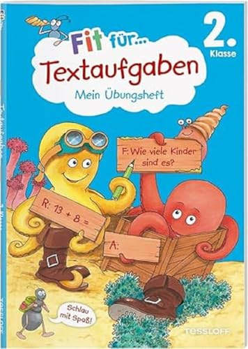 Fit für Textaufgaben 2. Klasse. Mein Übungsheft | Mit Stickern und Ausmalbogen zur Motivation | Herausnehmbares Lösungsheft: Textaufgaben sicher lösen (Fit für die Schule Mein Übungsheft)